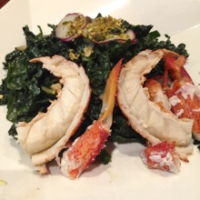 Gluten-free lobster salad from Delmonico's Restaurant